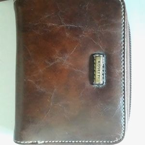 Vtg leather coin purse
